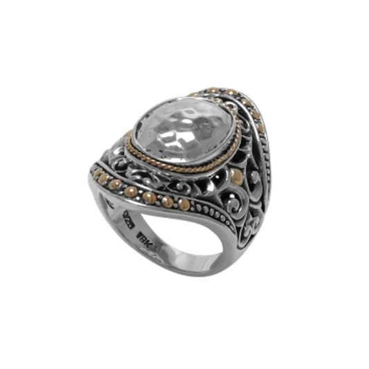 Indah Ring- Silver And Gold