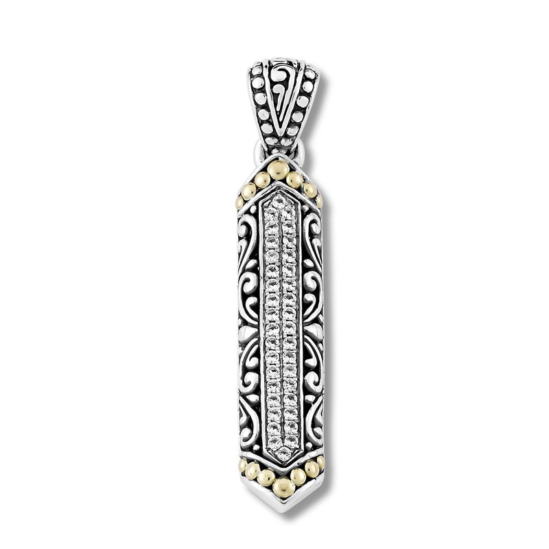 Inong Pendant- White Topaz