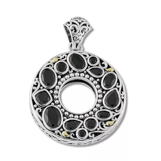 Lembogan Pendant- Black Spinel