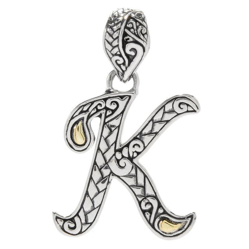 Letter K Pendant