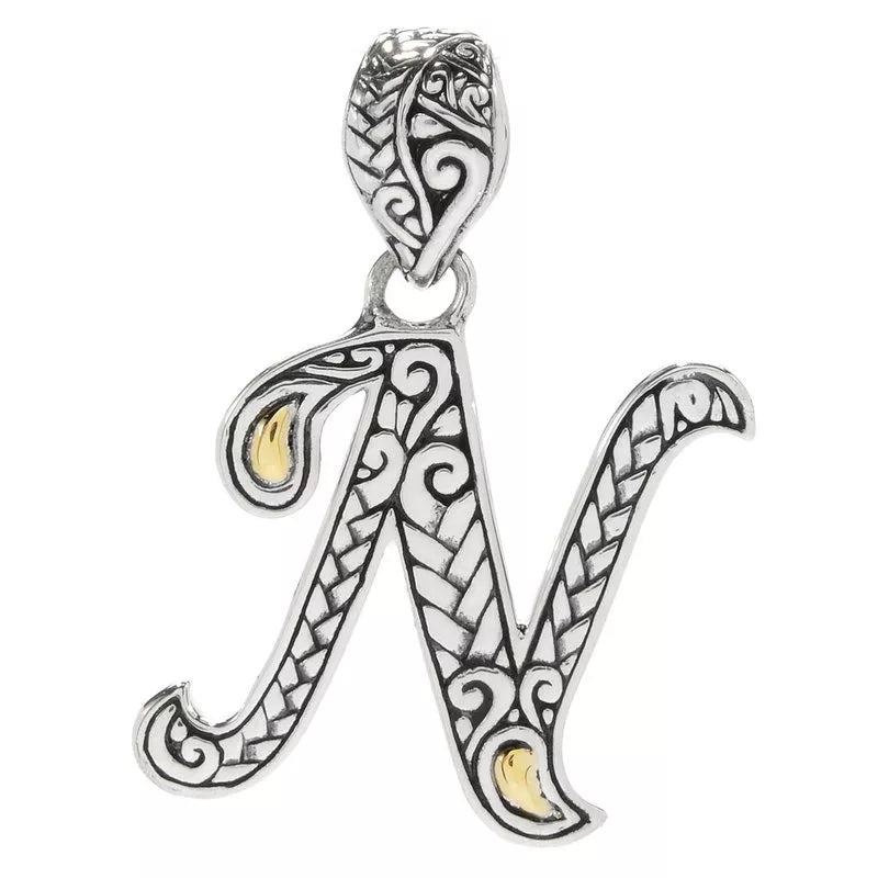 Letter N Pendant