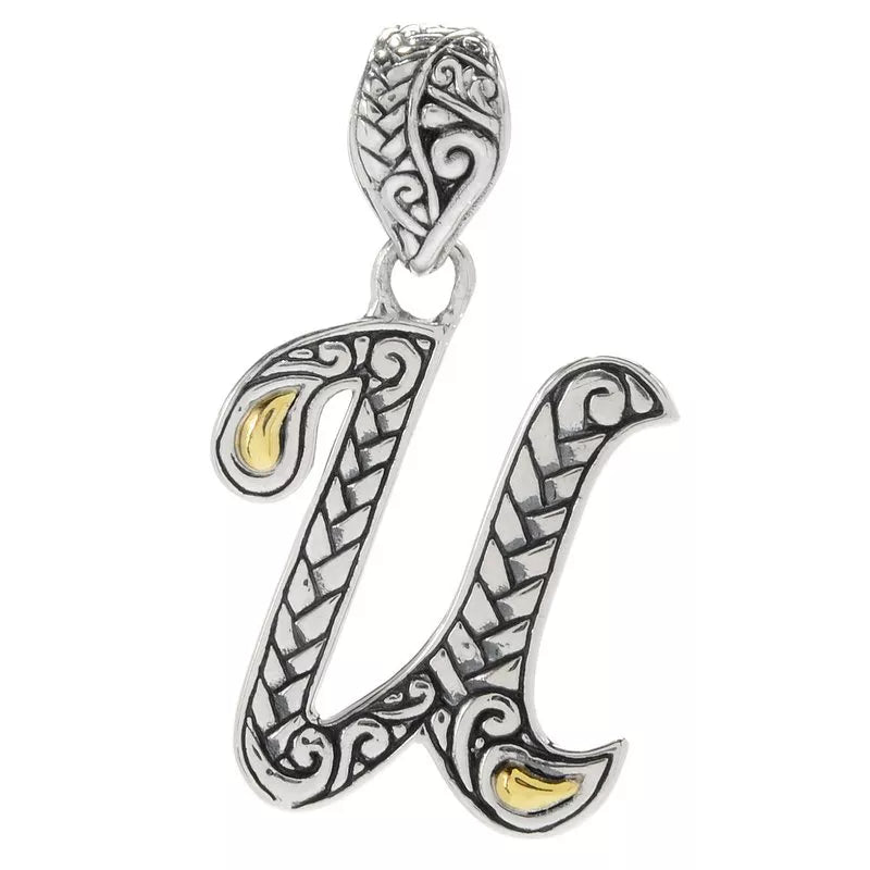 Letter U Pendant