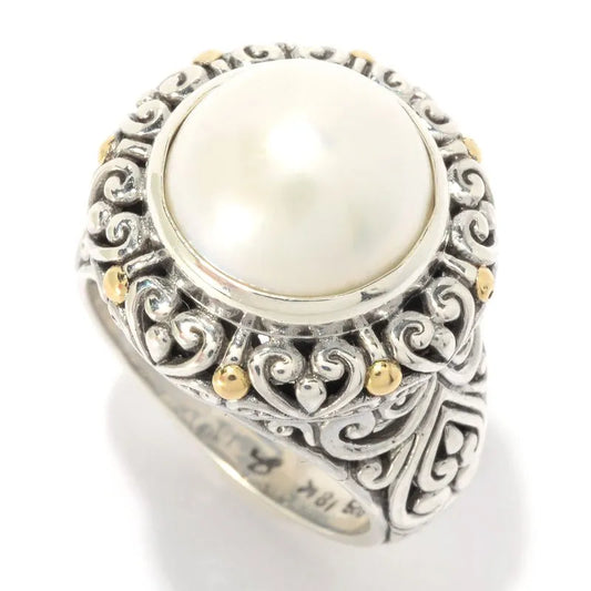 Lorelei Ring- White Pearl