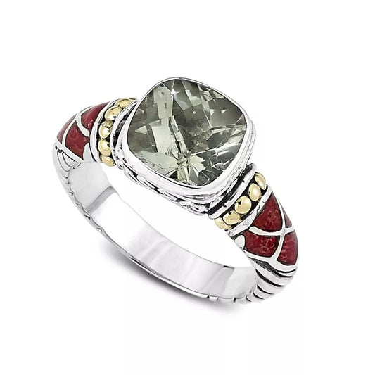 Rak Ring- Green Amethyst