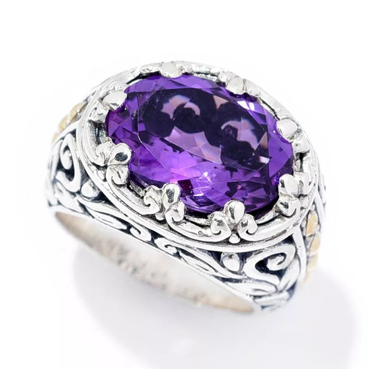 Sayan Ring- Amethyst