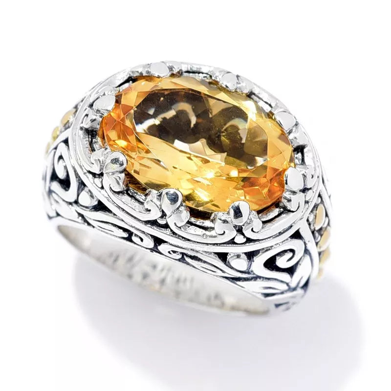 Sayan Ring- Citrine