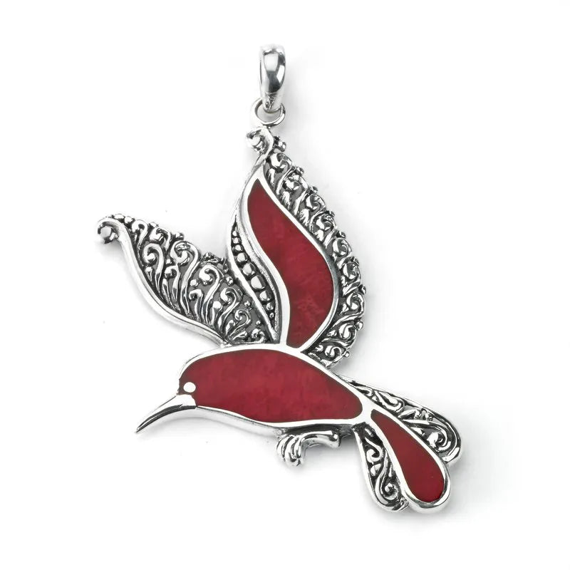 Starling Pendant- Coral