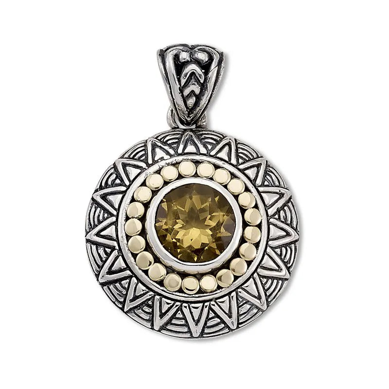 Tribe Pendant- Citrine