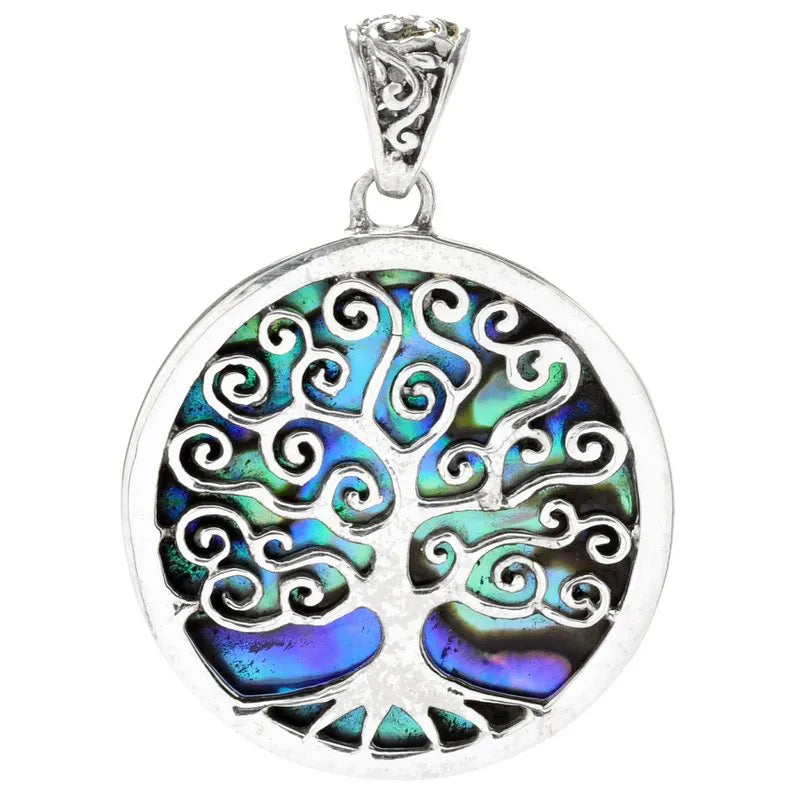 Tree of Life Pendant- Paua