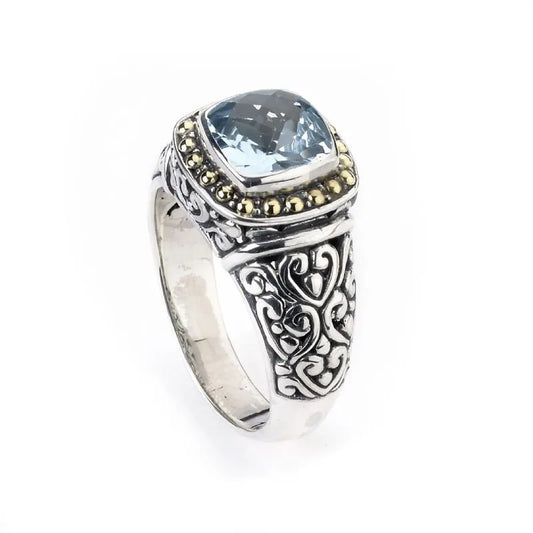 Zion Ring- Blue Topaz