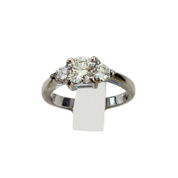 14k White Gold Diamond Ring