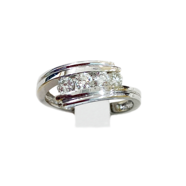 14k White Gold Diamond Ring