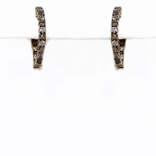 Brown Drop Earrings, Brown Crystal Earrings, Earrings, Topaz Crystal E –  Petite Delights By Ilona Rubin