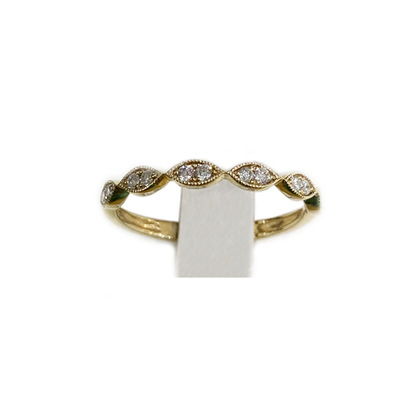 14k Yellow Gold Diamond Ring