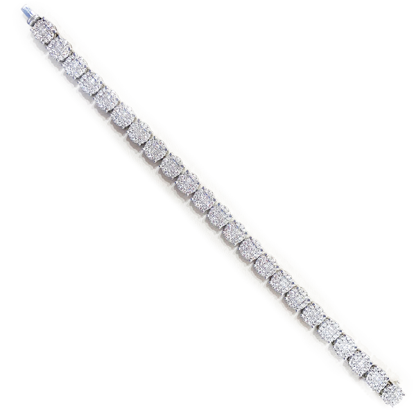 18k White Gold Diamond Bracelet