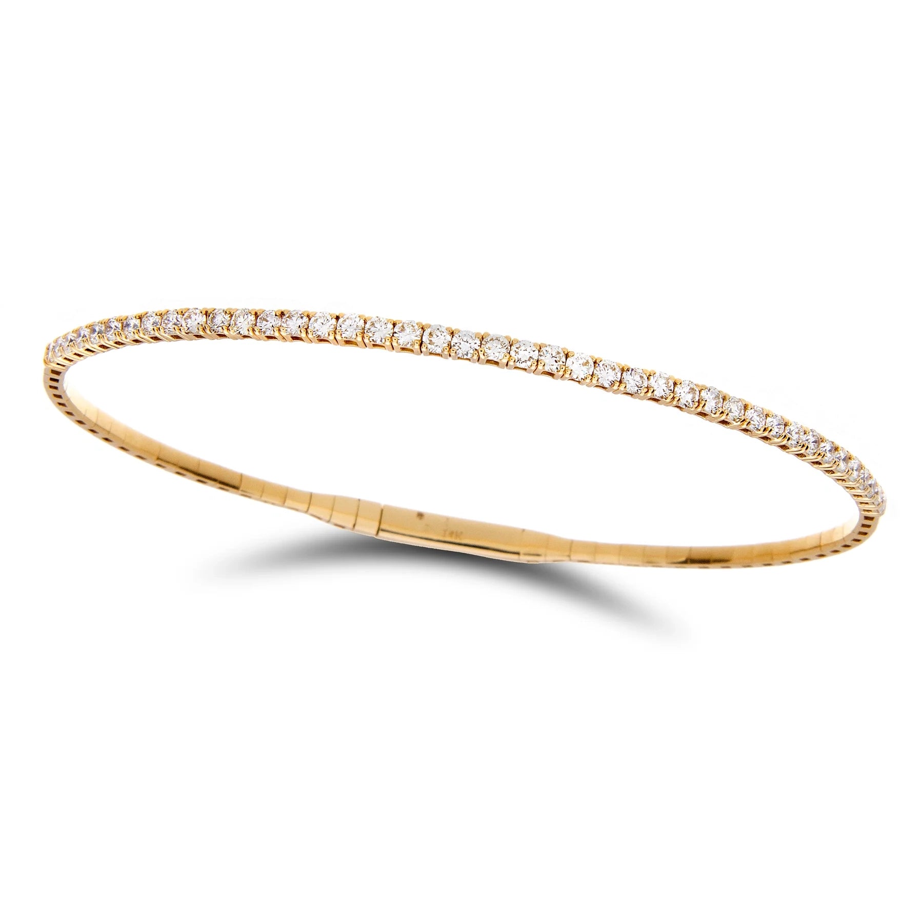 Sapphire and Diamond Flexible Bangle Bracelet 001-240-00524 | Rasmussen  Diamonds | Mount Pleasant, WI
