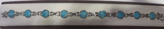 Sterling Silver Larimar Bracelet