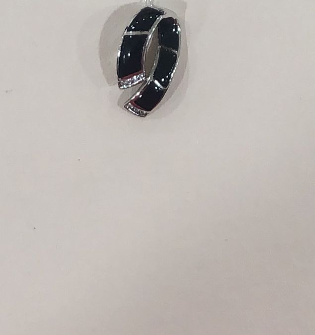 Sterling Silver Onyx Pendant