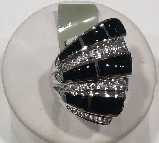 Sterling Silver Onyx Ring