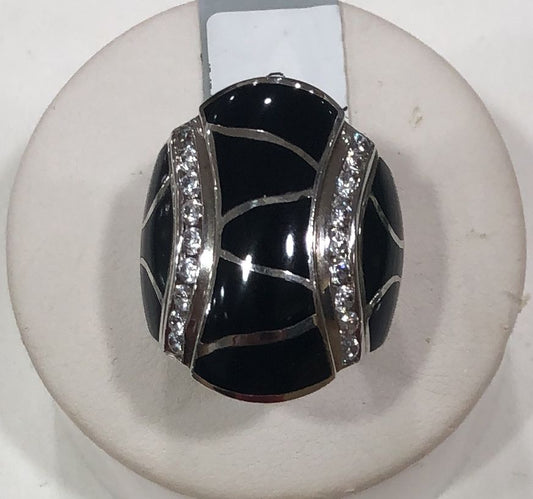 Sterling Silver Onyx Ring