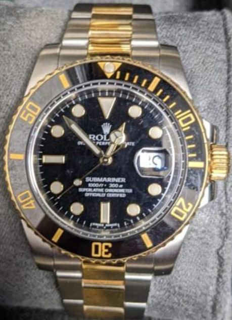 Pre-Owned 2 Tone Rolex Submariner Watch